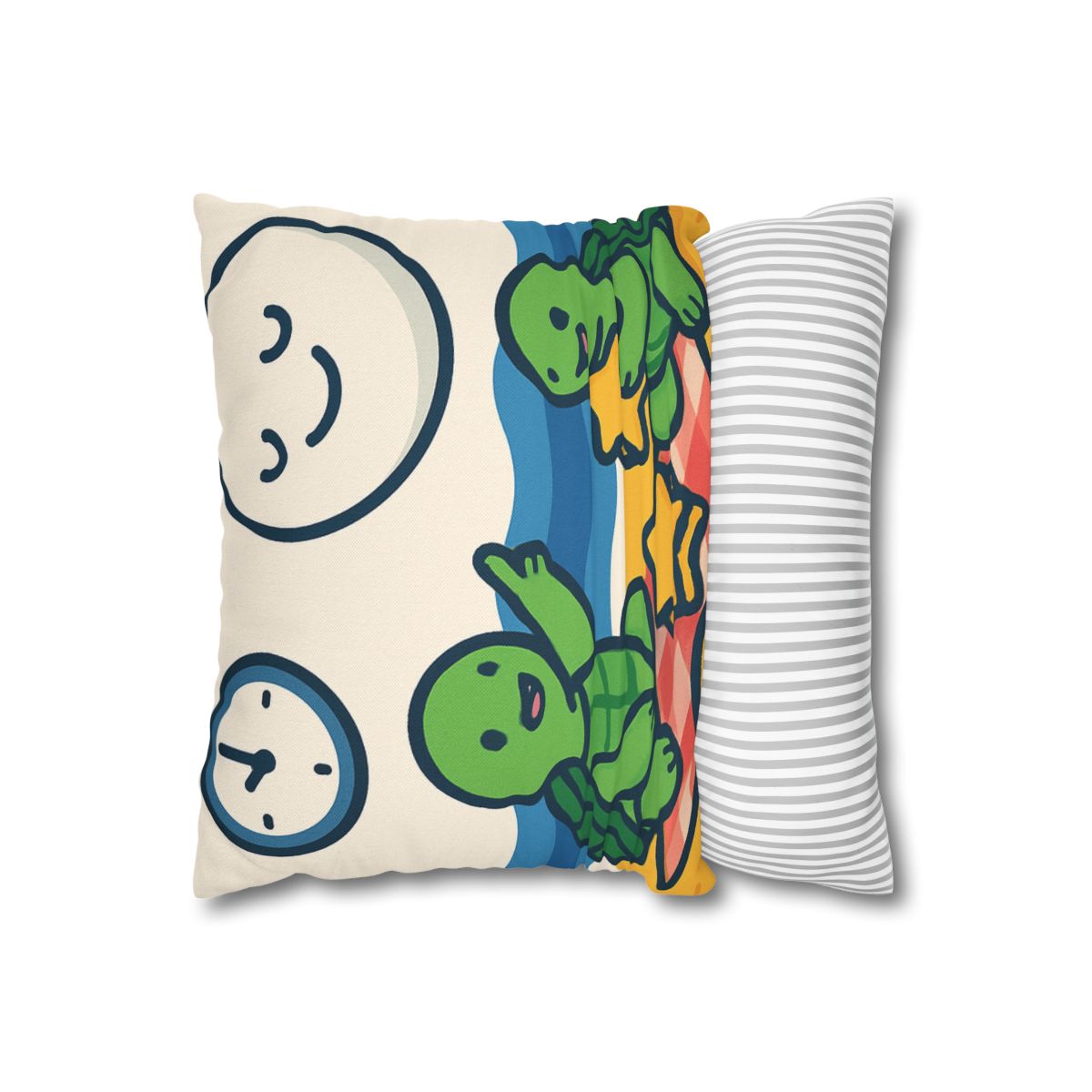 Moon Turtles Tide Time Picnic personalized pillow covers