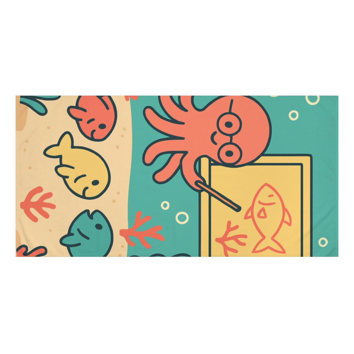 Moonlight Coral Classroom soft cotton towels