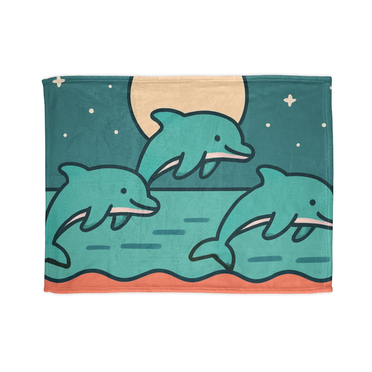 Moonlight Dolphin Parade warm winter blankets
