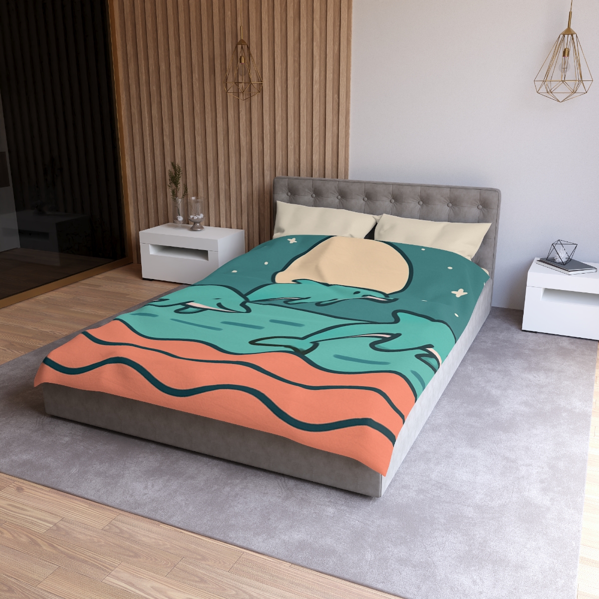 Moonlight Dolphin Parade warm winter duvets