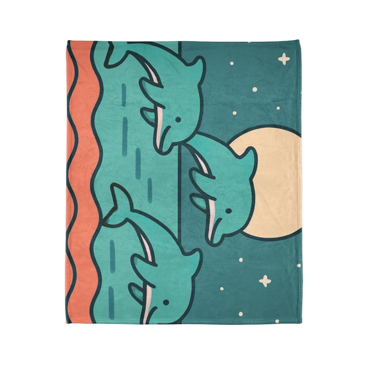 Moonlight Dolphin Parade warm winter blankets