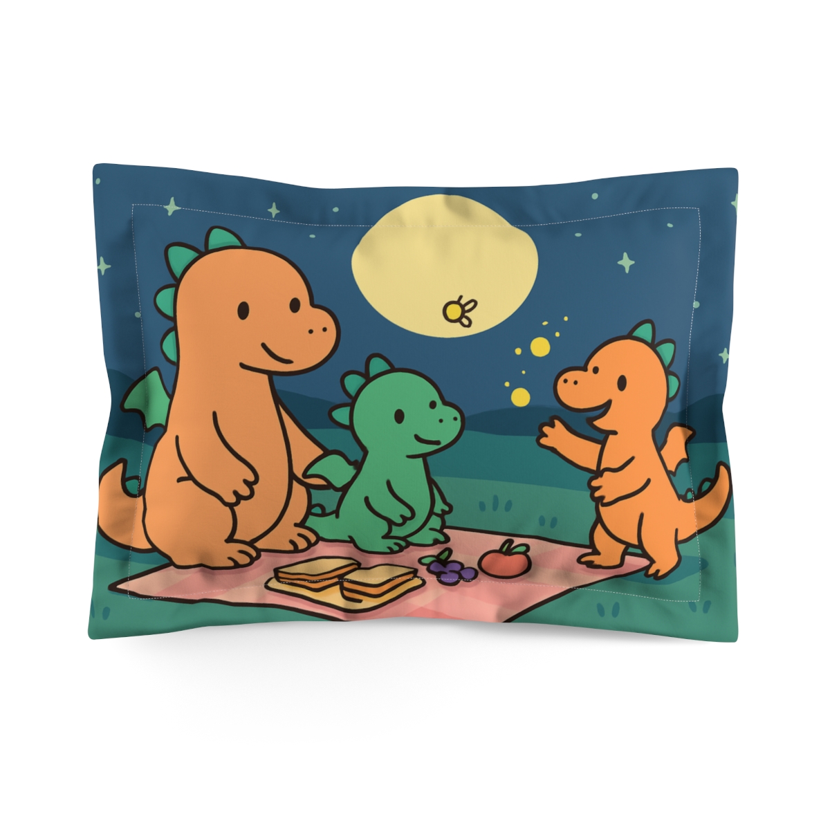 Moonlight Dragon Picnic comfortable bed pillows