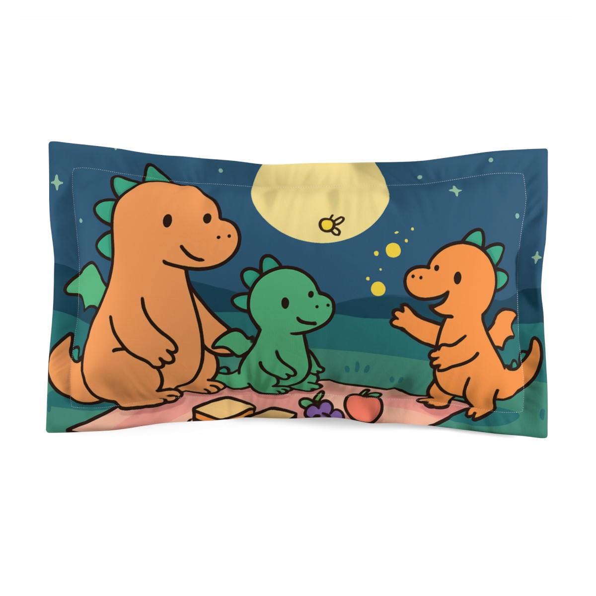 Moonlight Dragon Picnic comfortable bed pillows