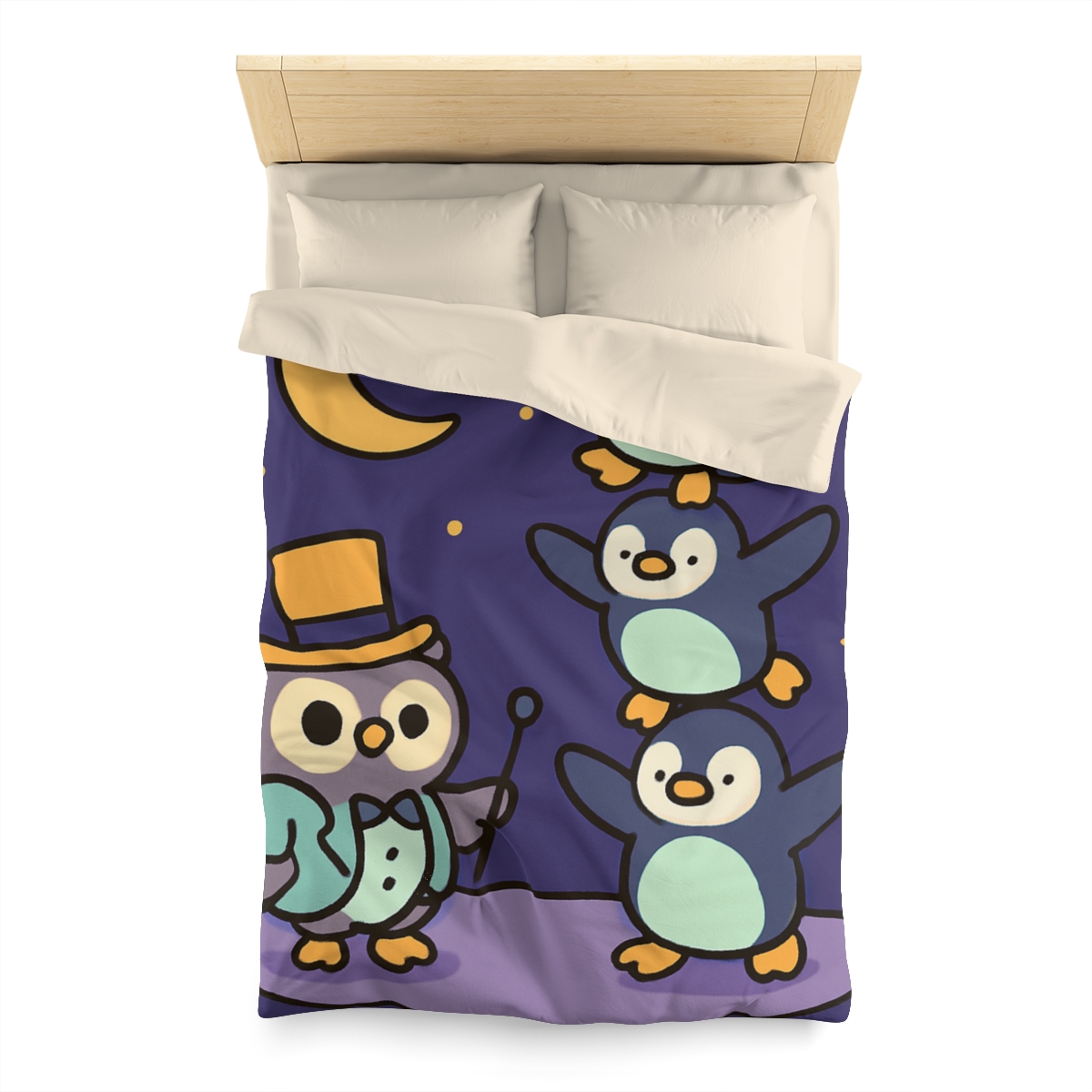 Moonlight Feather Circus stylish duvet covers