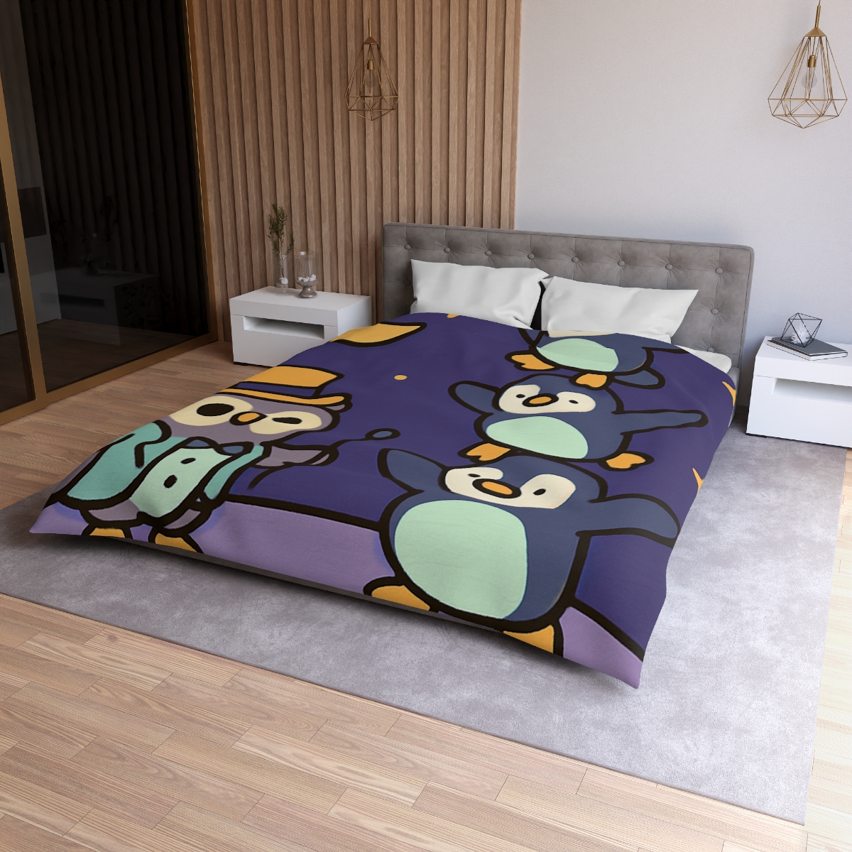 Moonlight Feather Circus stylish duvet covers