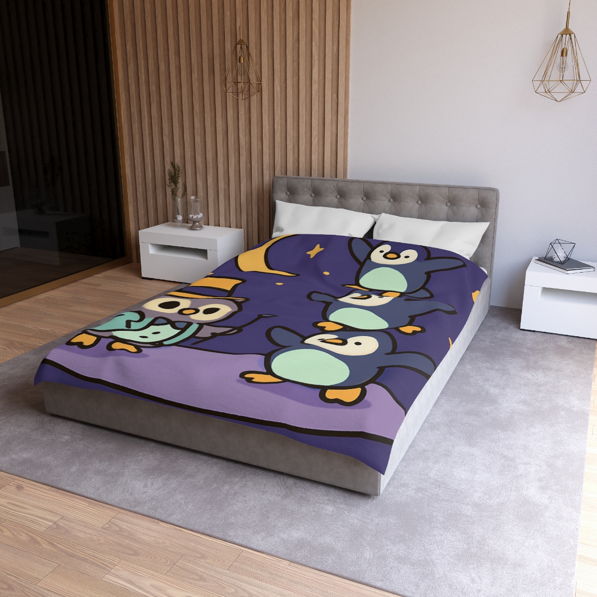 Moonlight Feather Circus stylish duvet covers