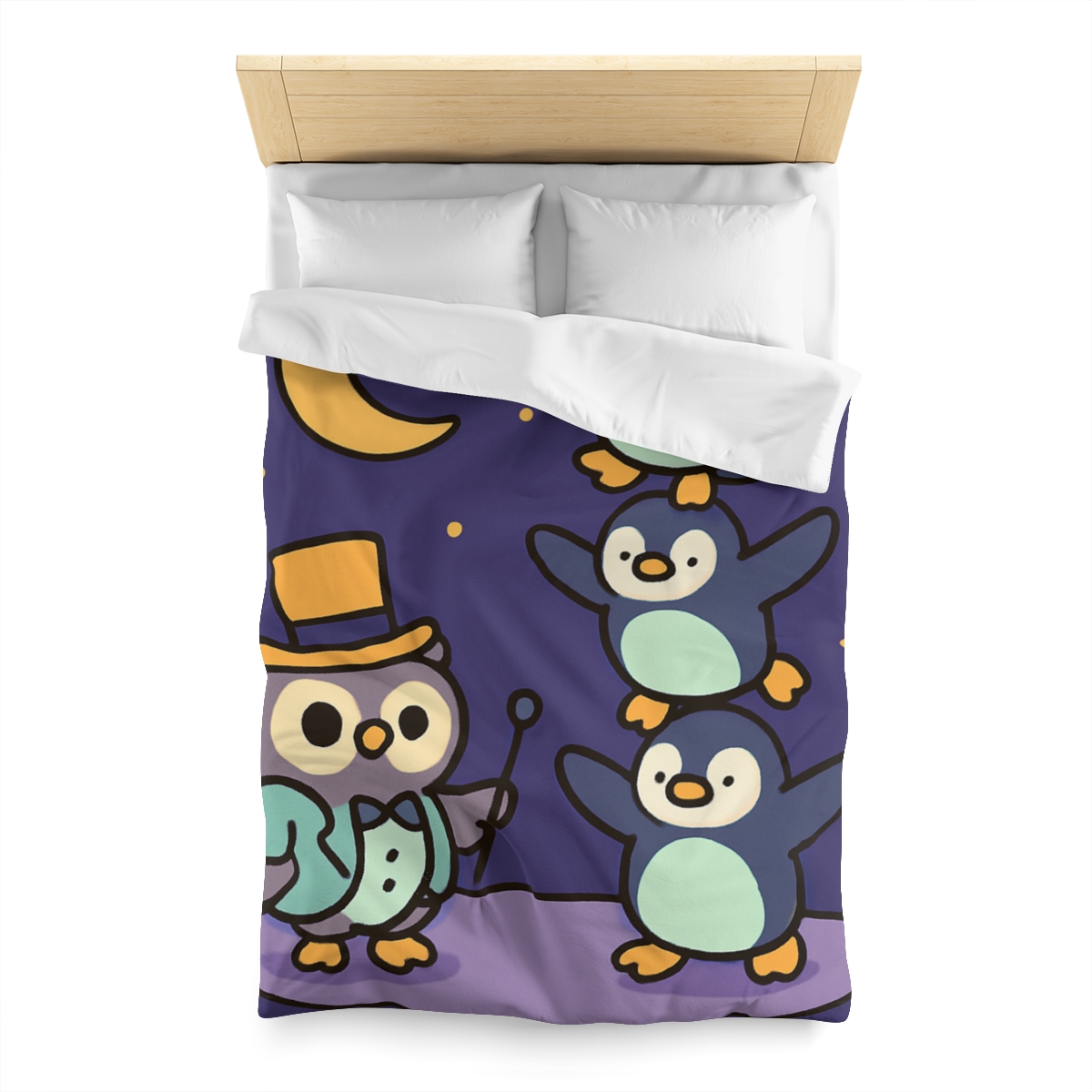 Moonlight Feather Circus stylish duvet covers