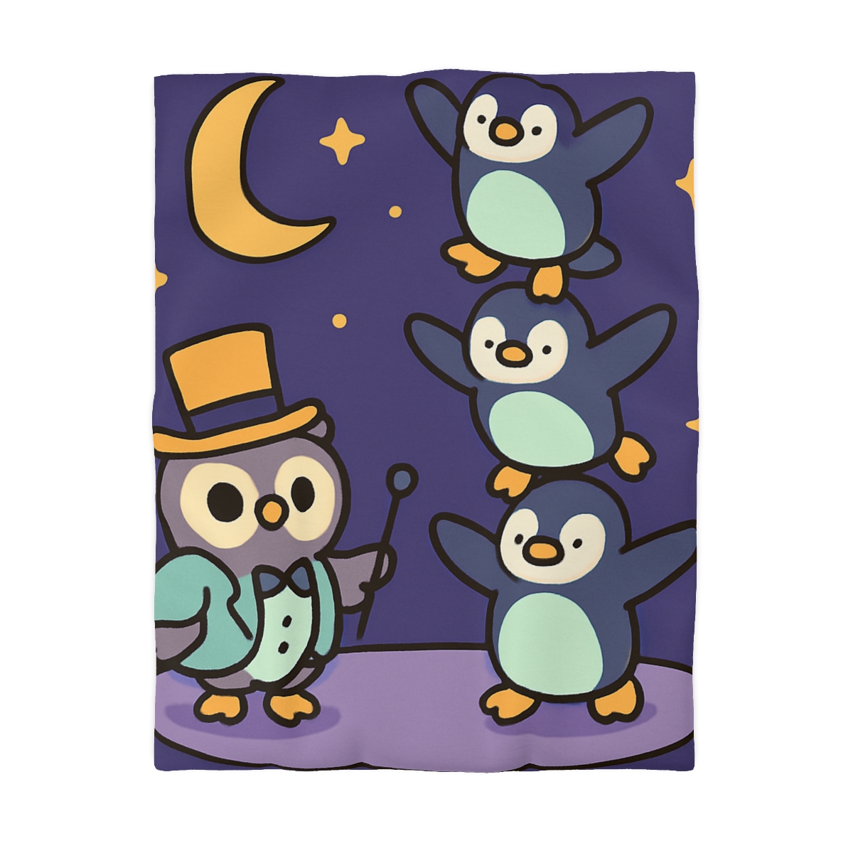 Moonlight Feather Circus stylish duvet covers