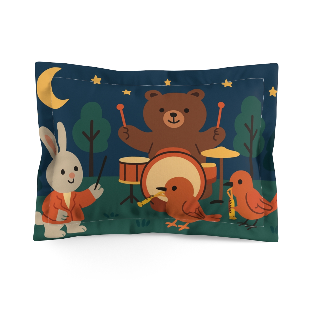 Moonlight Forest Orchestra custom pillows