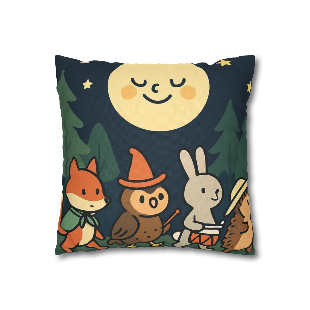 Moonlight Forest Parade trendy patterned pillow cases