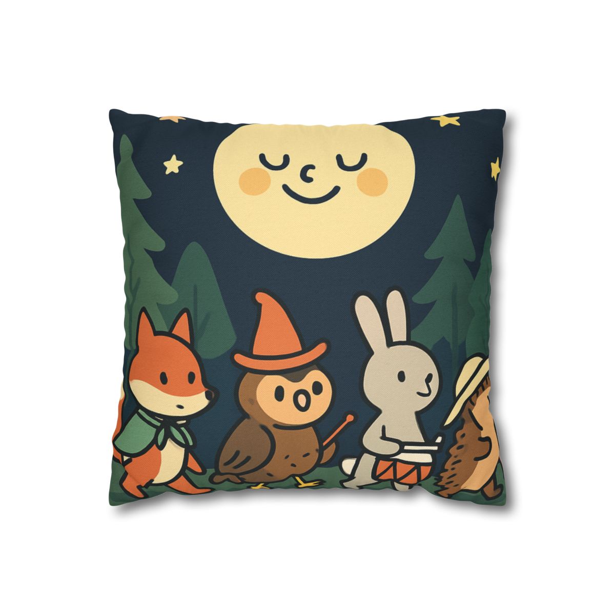 Moonlight Forest Parade trendy patterned pillow cases