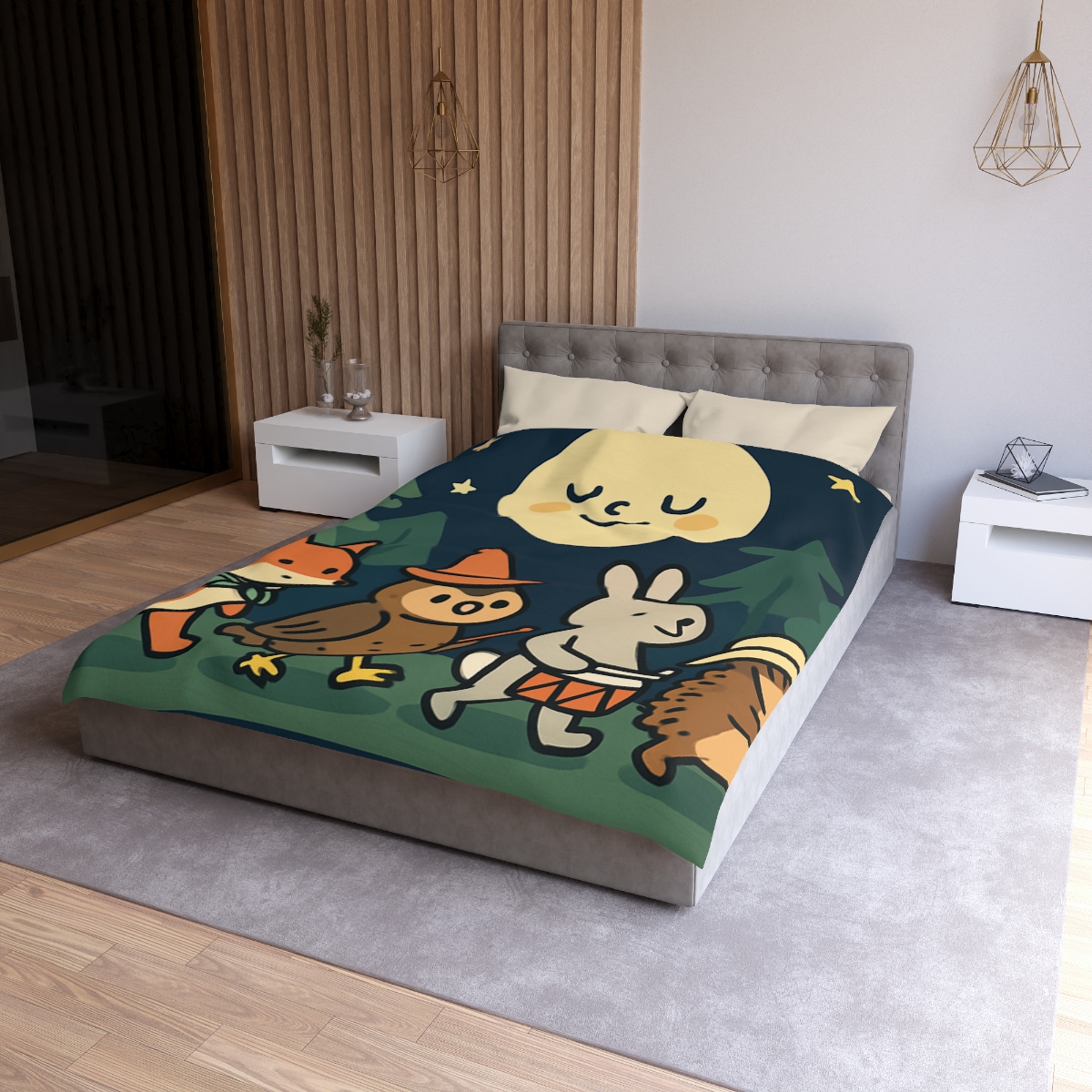 Moonlight Forest Parade duvets for gifts