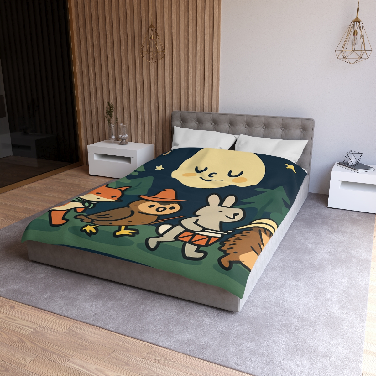 Moonlight Forest Parade duvets for gifts