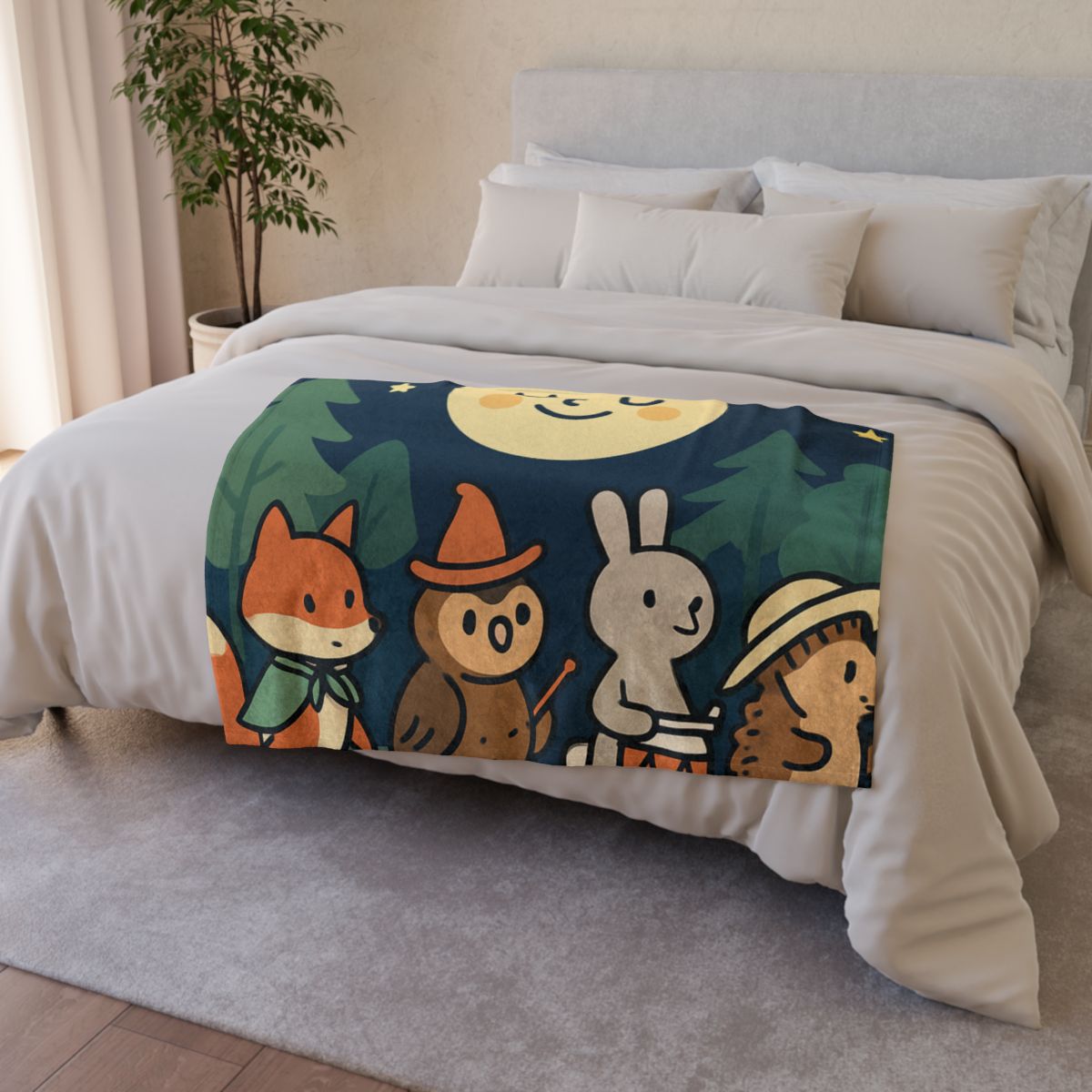 Moonlight Forest Parade warm winter blankets