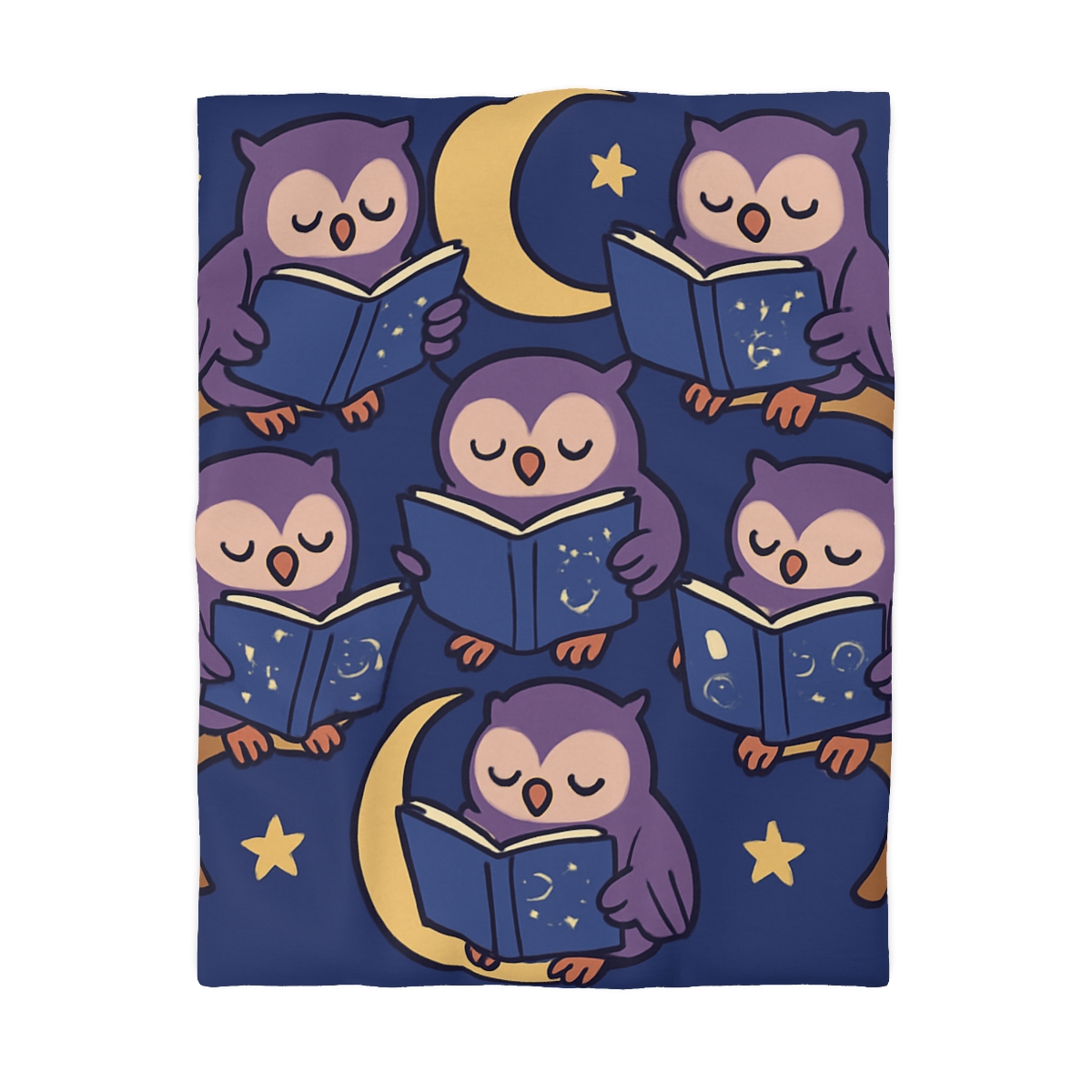 Moonlight Library Of Wise Owls stylish duvet covers