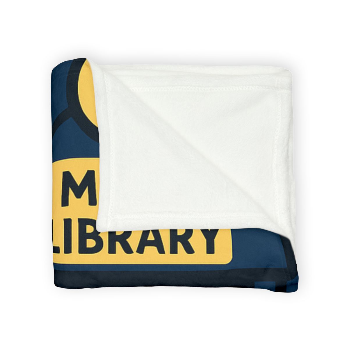 Moonlight Library Run By A Wise Penguin Astronomer personalized cozy blankets