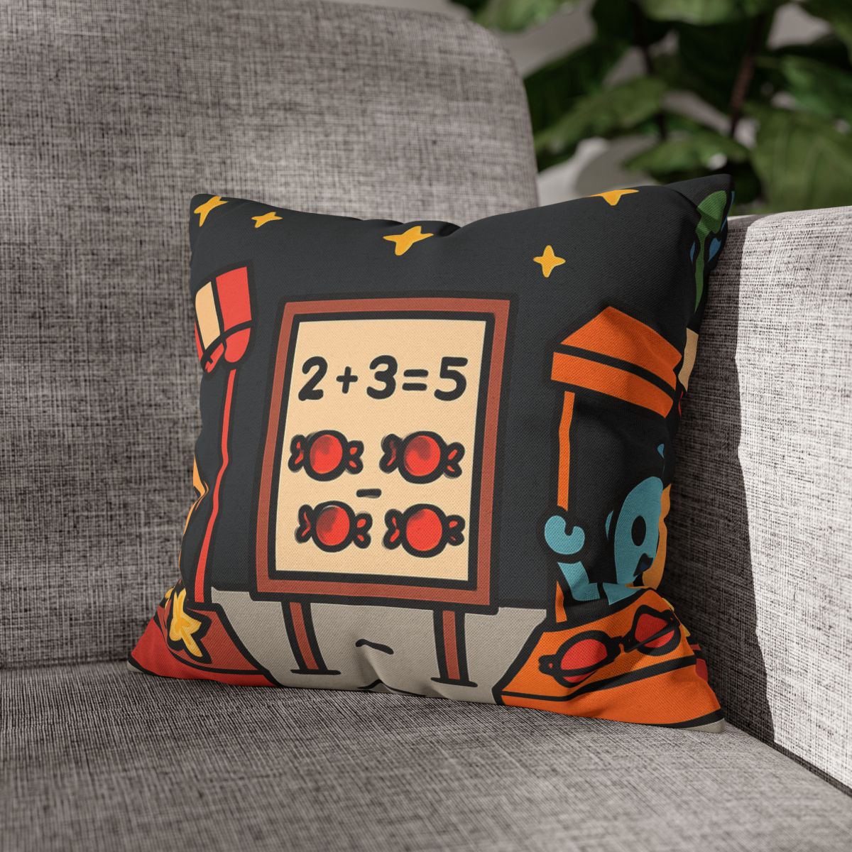Moonlight Market Run By Friendly Robots custom pillow cases