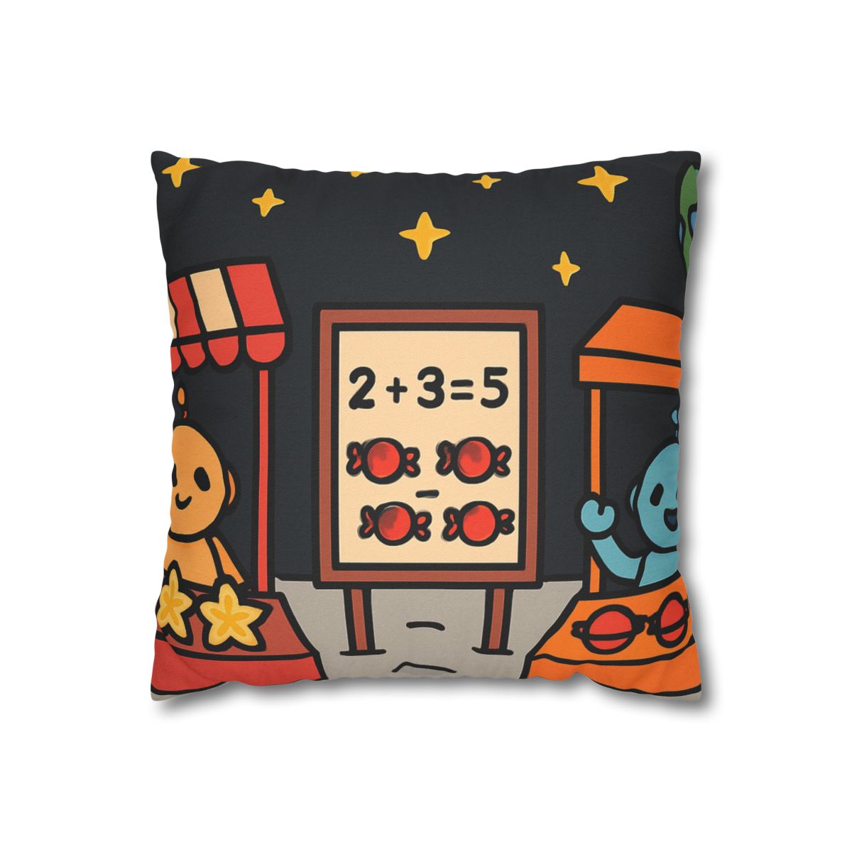Moonlight Market Run By Friendly Robots custom pillow cases