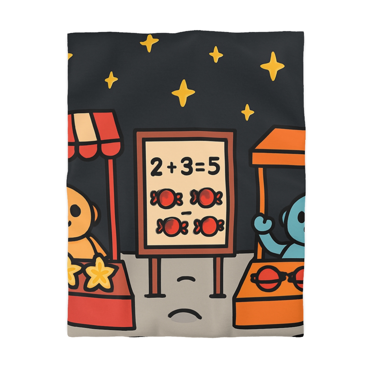 Moonlight Market Run By Friendly Robots warm winter duvets