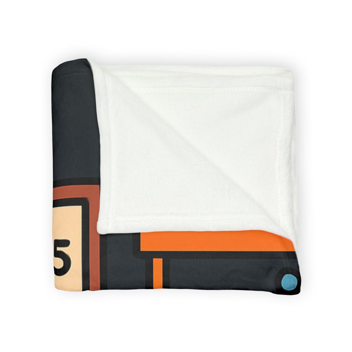 Moonlight Market Run By Friendly Robots designer printed blankets