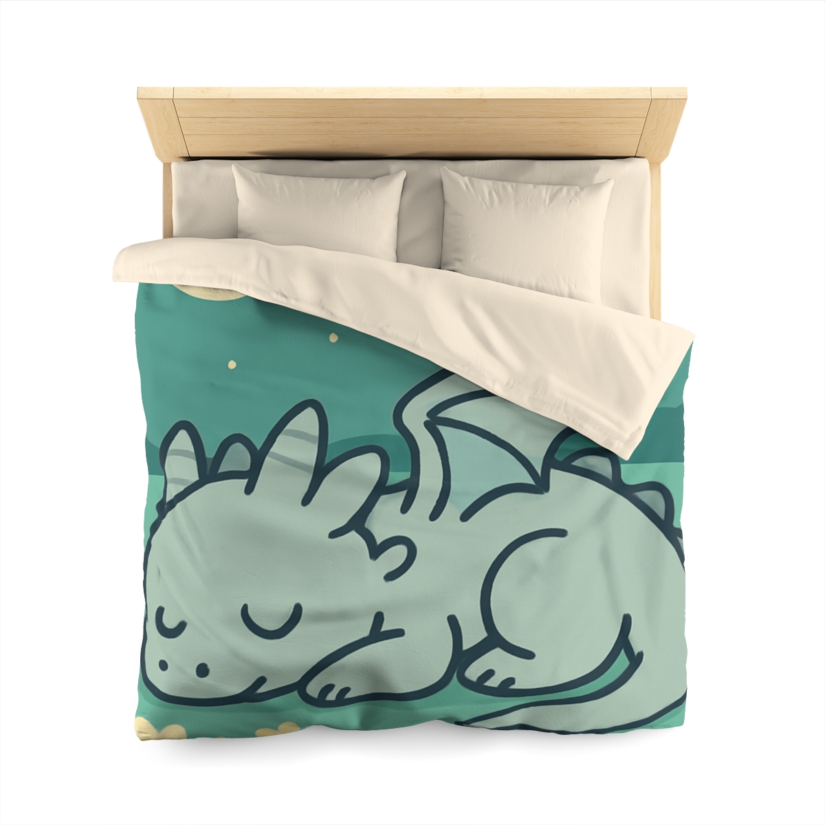 Moonlight Meadow Dragon stylish duvet covers