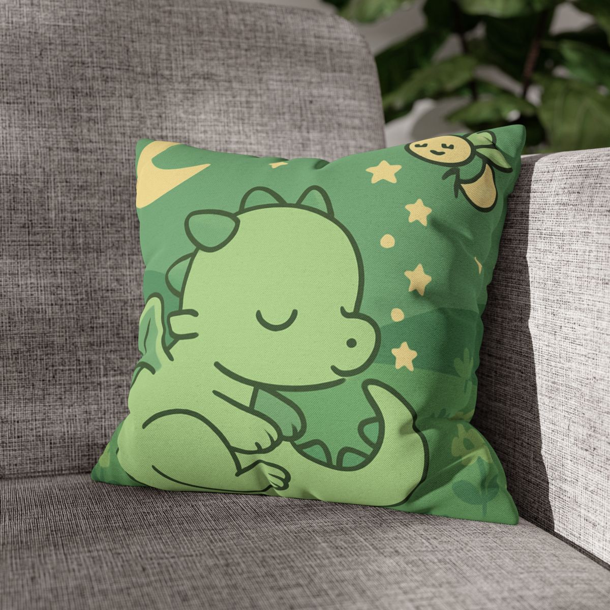 Moonlight Meadow Dragon comfortable bedding pillow covers