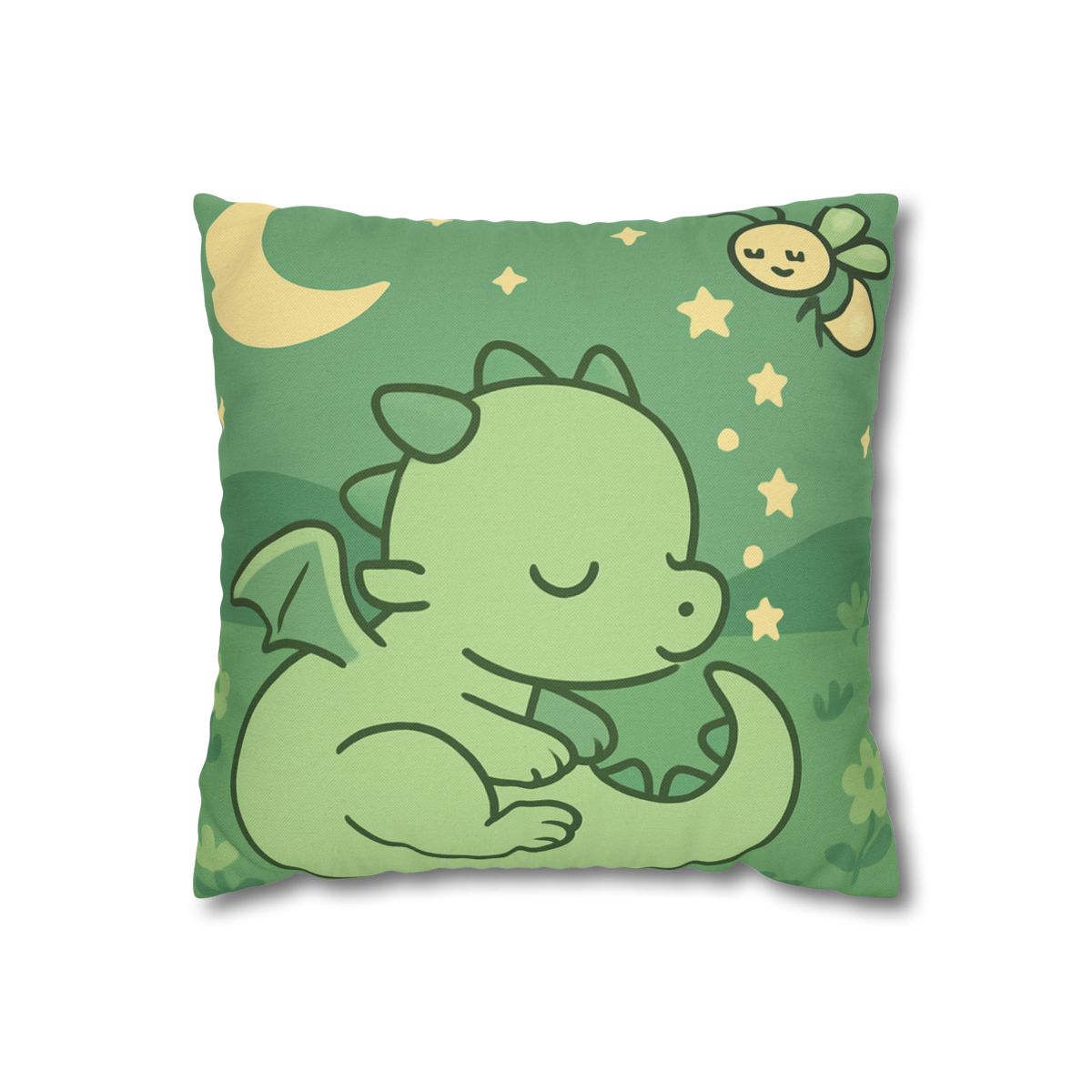 Moonlight Meadow Dragon comfortable bedding pillow covers