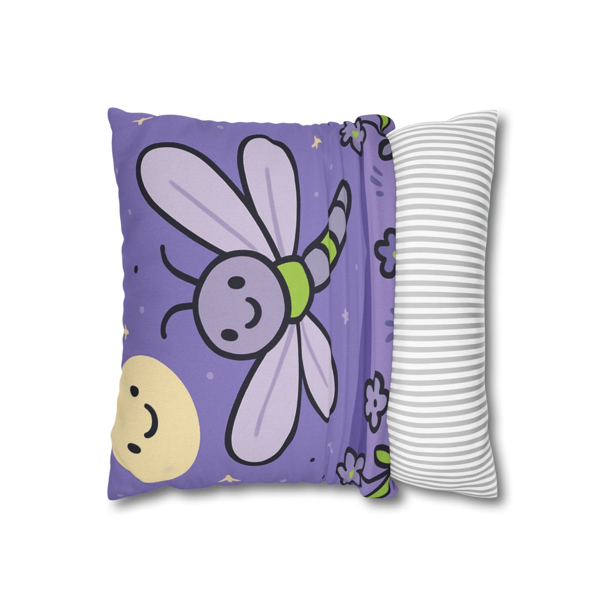 Moonlight Meadow Dragonfly personalized pillow covers