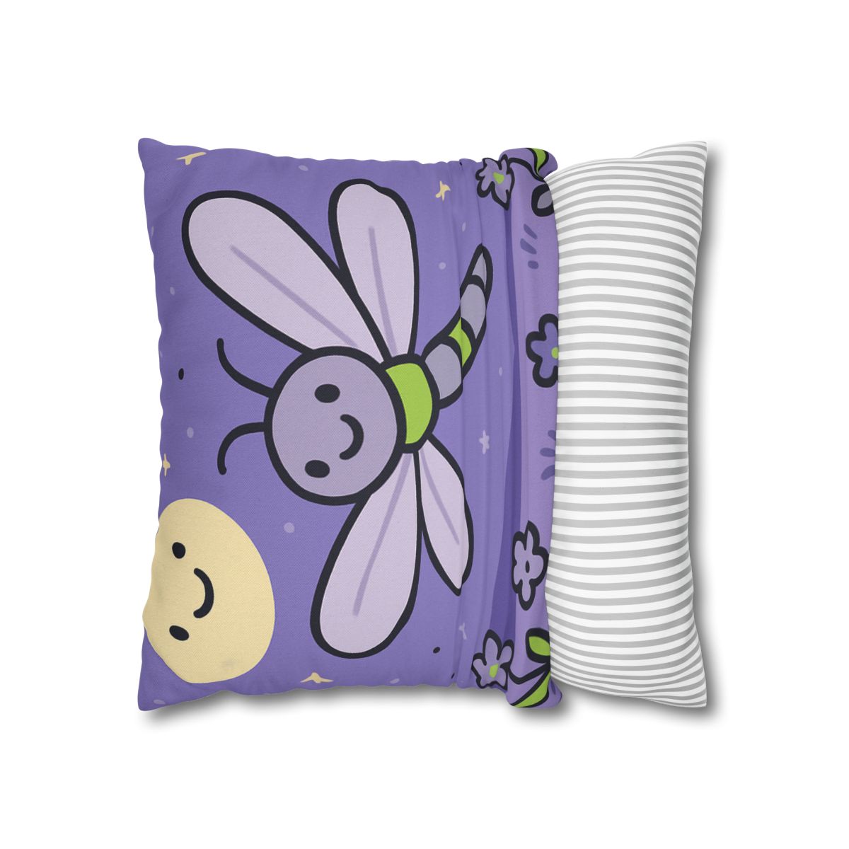 Moonlight Meadow Dragonfly personalized pillow covers