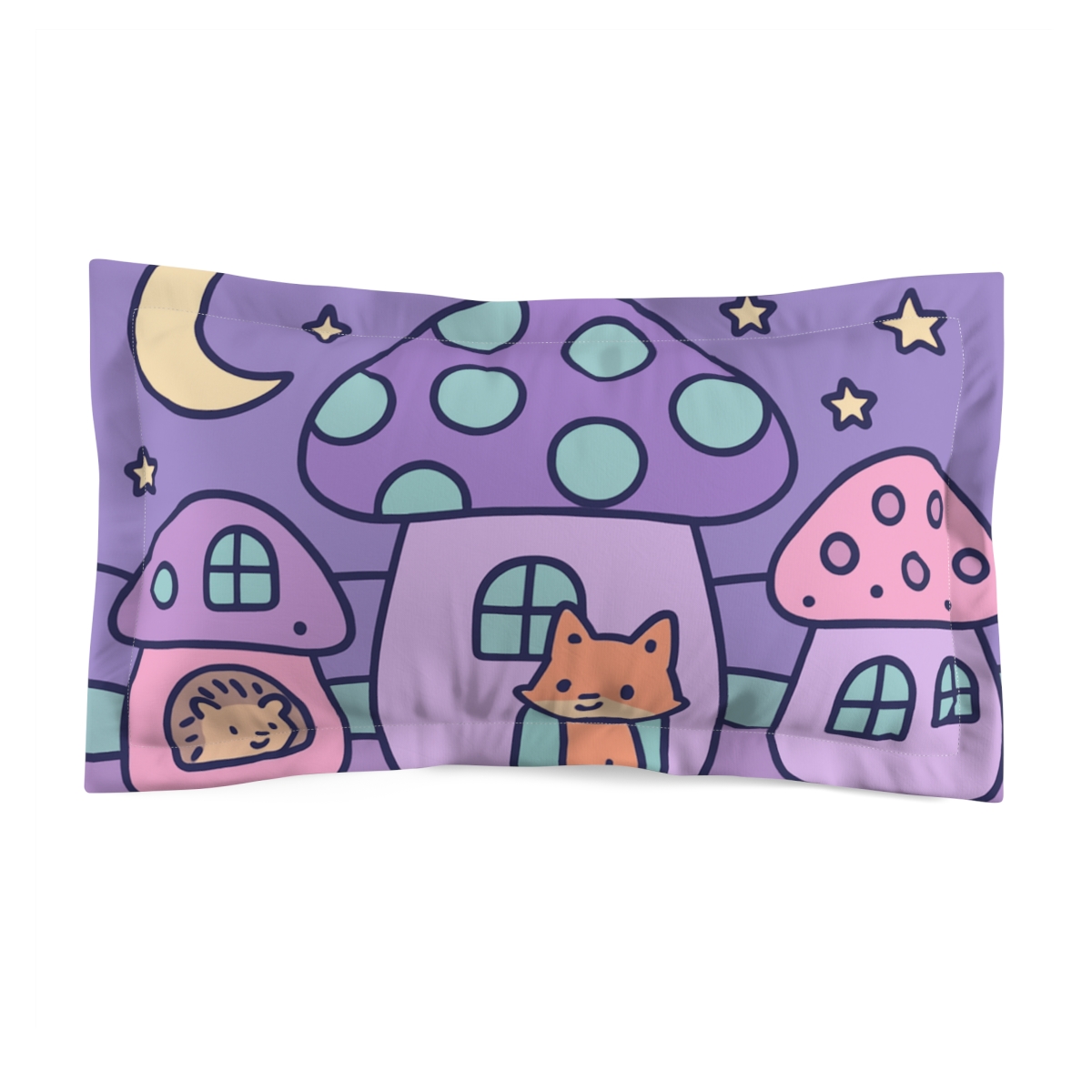 Moonlight Mushroom Village gift pillows for home