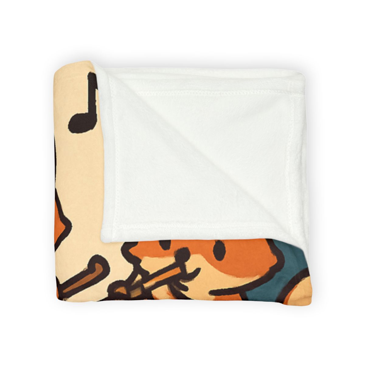 Moonlight Music Fox Band unique gift blankets