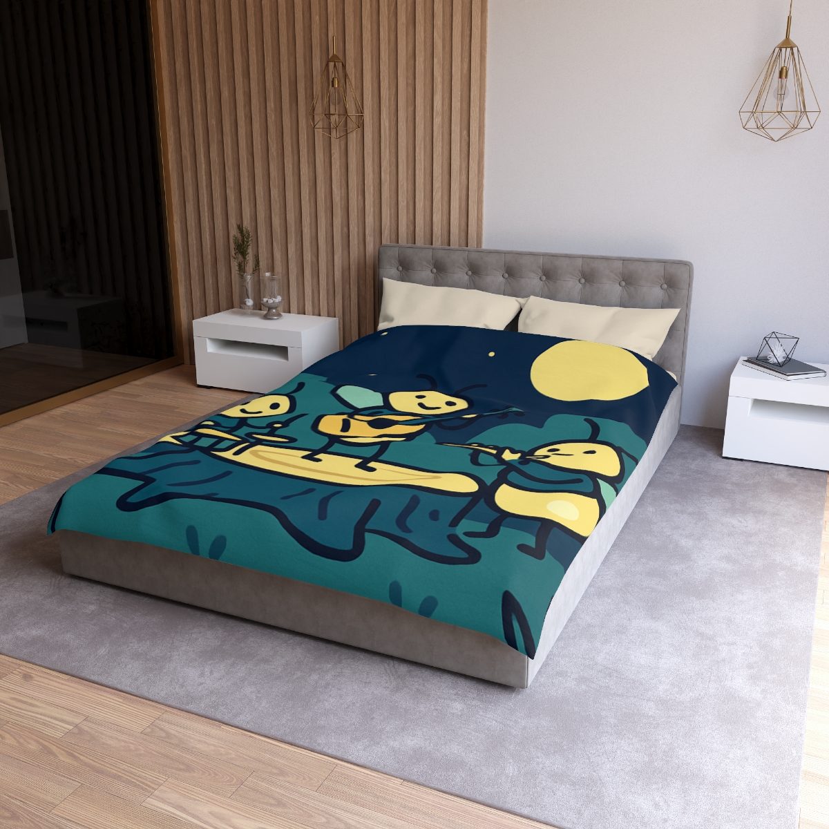 Moonlight Music Of The Firefly Band stylish duvet covers