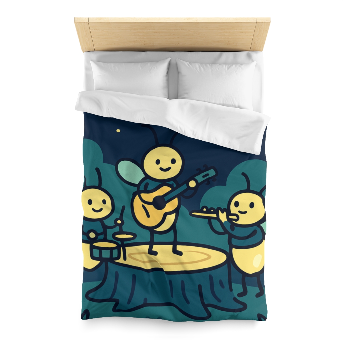 Moonlight Music Of The Firefly Band stylish duvet covers