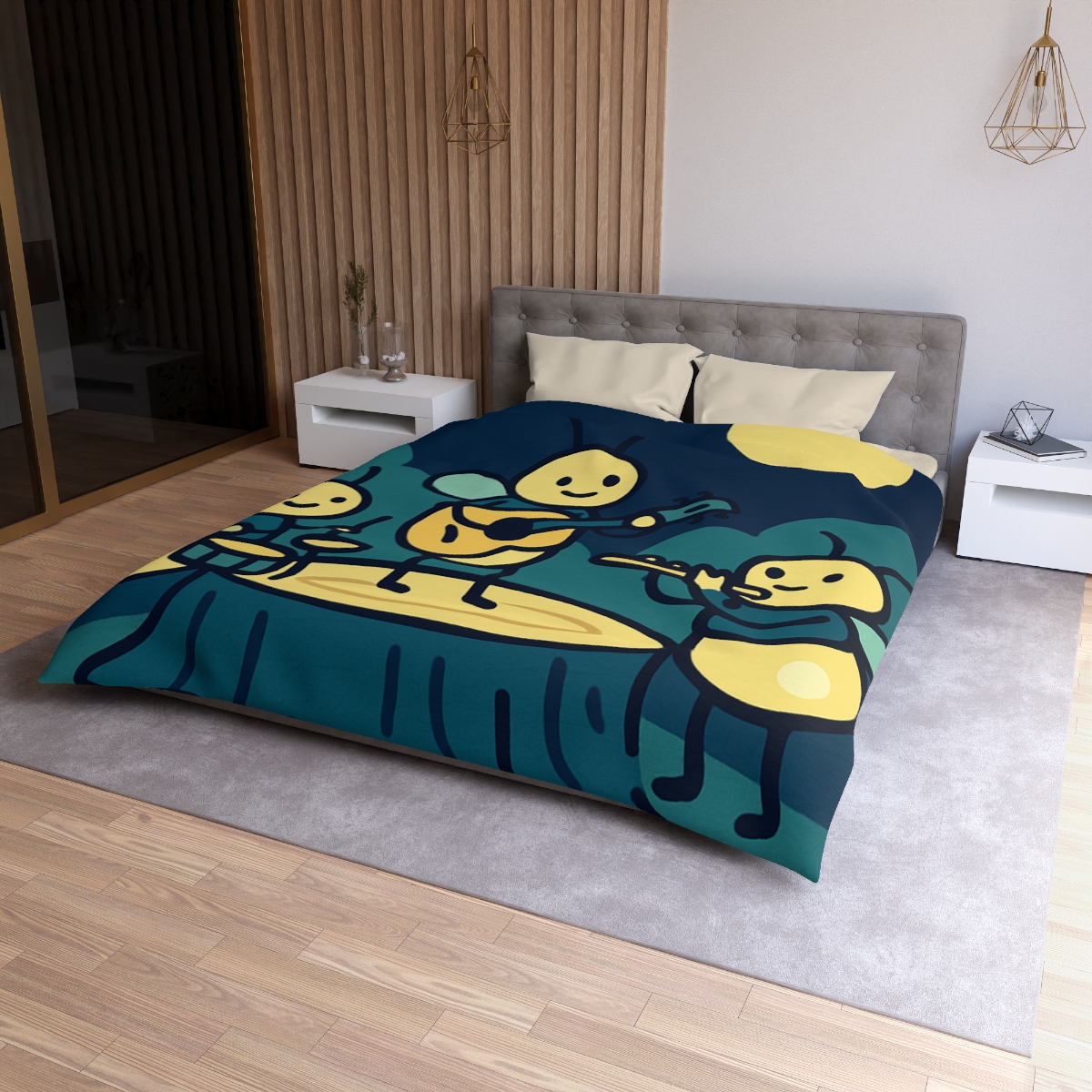 Moonlight Music Of The Firefly Band stylish duvet covers
