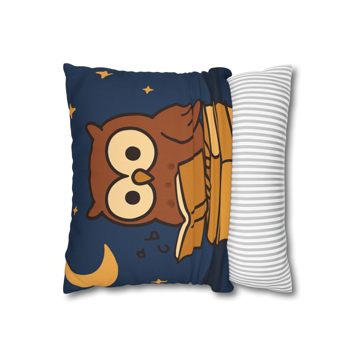 Moonlight Owl Library soft cotton pillow cases