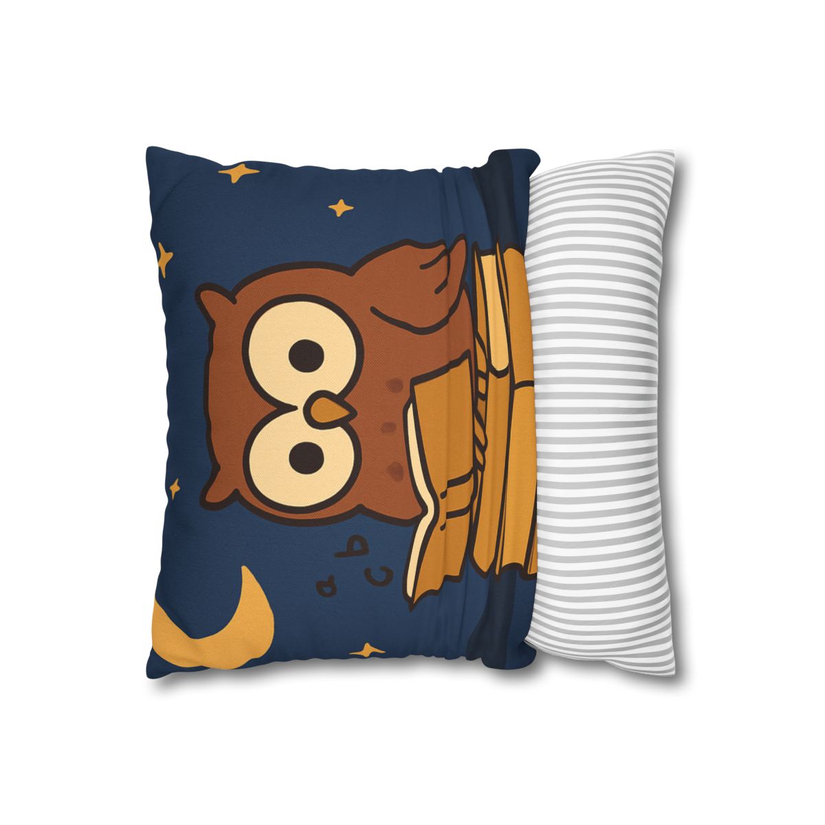 Moonlight Owl Library soft cotton pillow cases