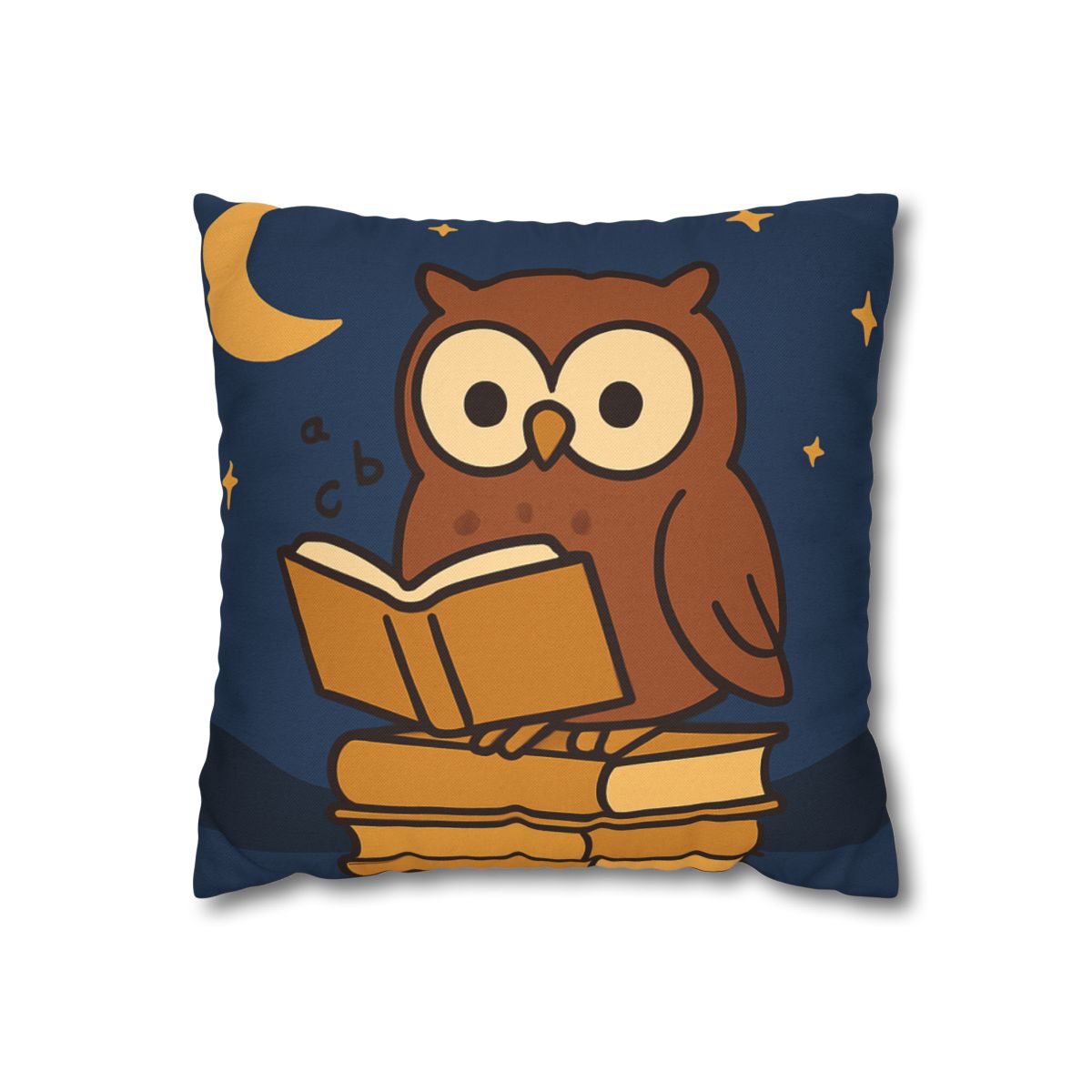 Moonlight Owl Library soft cotton pillow cases