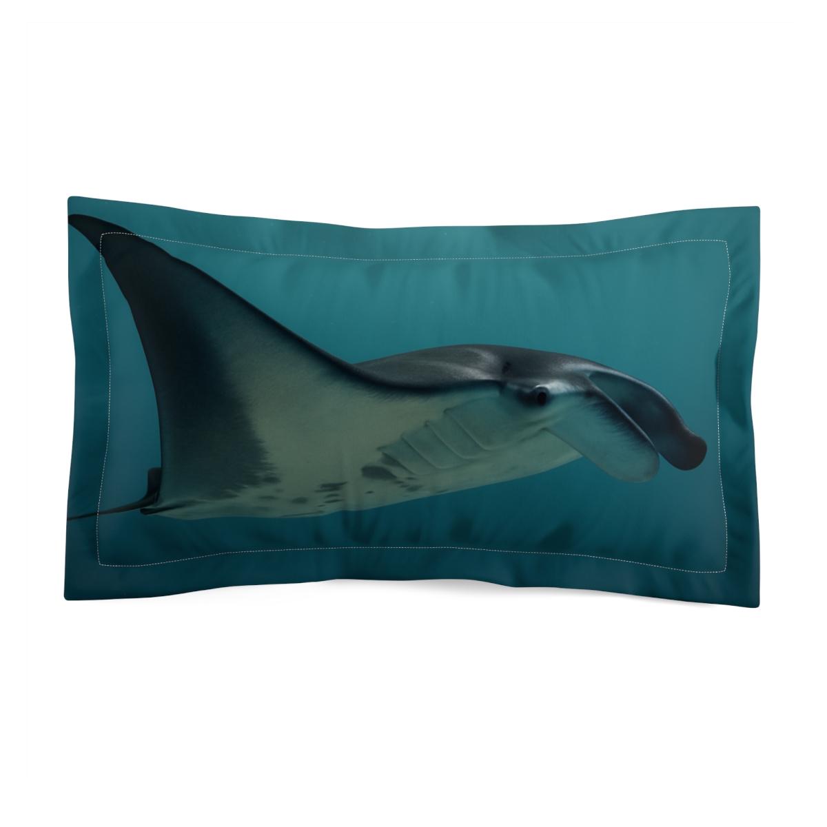 Moonlit Current Manta Ray soft plush pillows