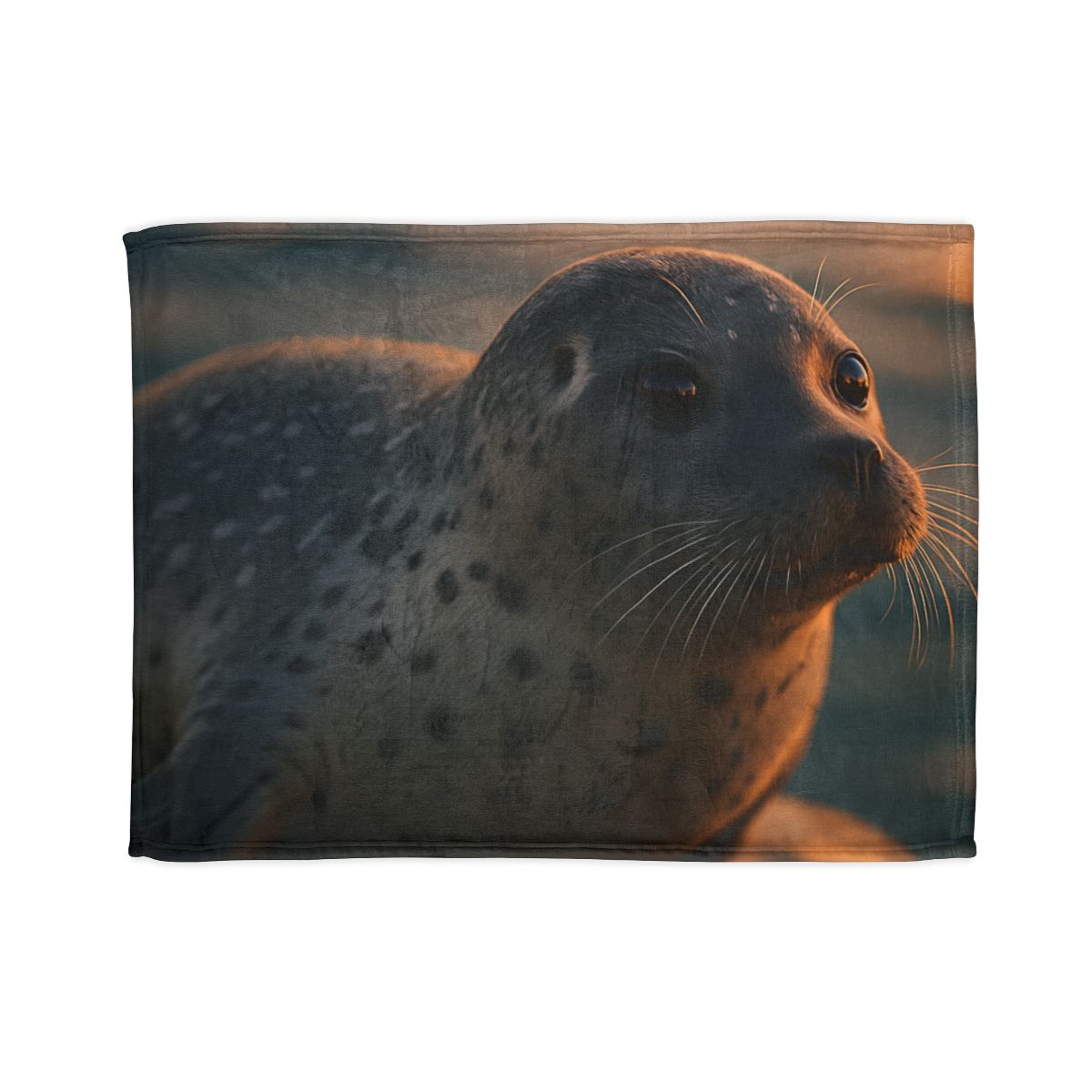 Moonlit Drift Harbor Seal decorative home blankets