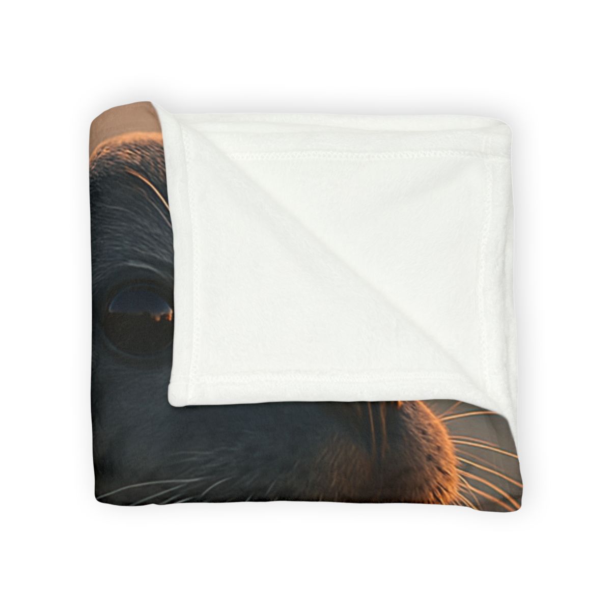 Moonlit Drift Harbor Seal decorative home blankets