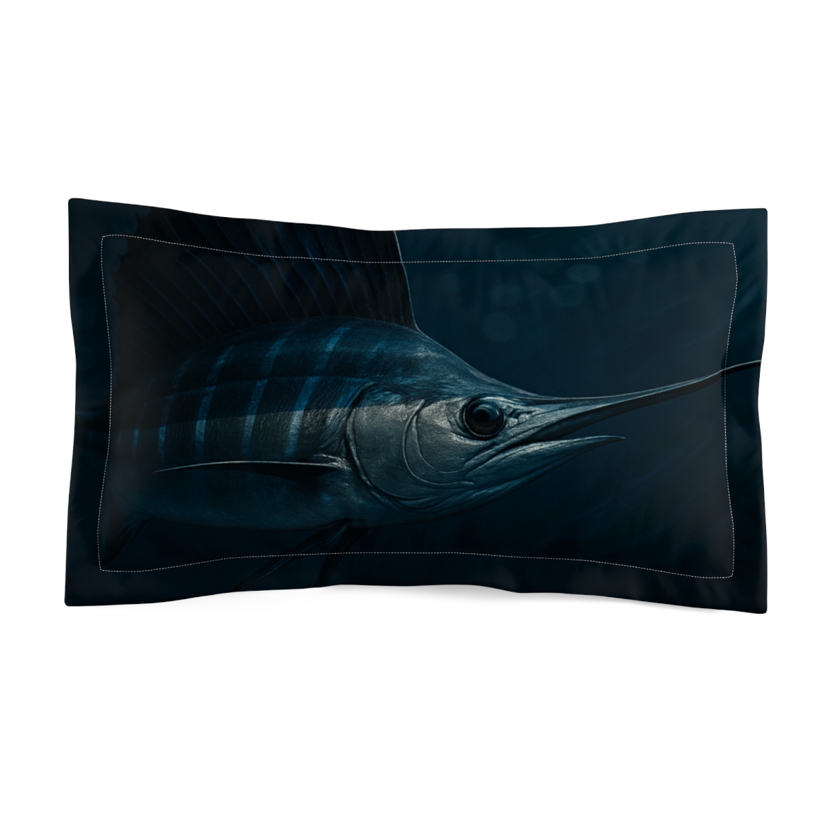 Moonlit Drift Sailfish personalized decorative pillows