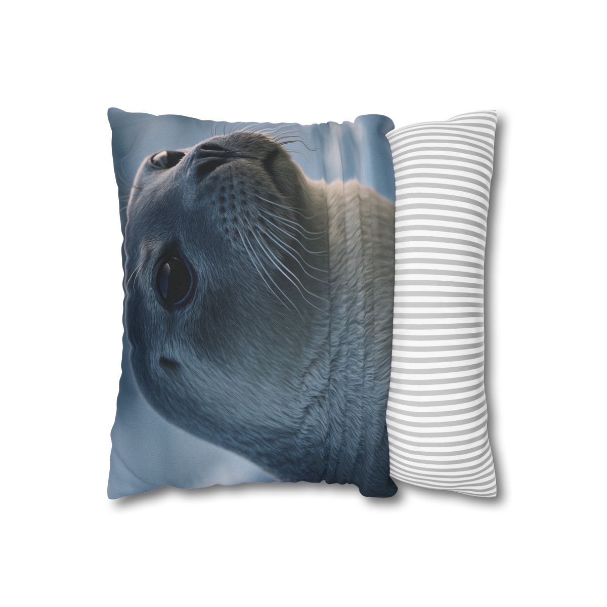 Moonlit Gaze Harp Seal custom pillow cases