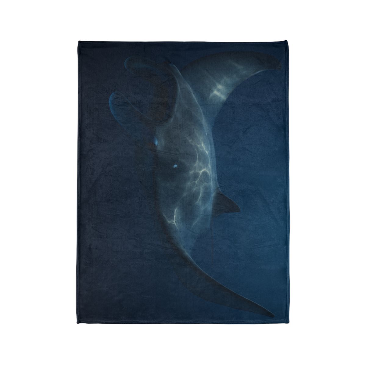 Moonlit Glide Manta Ray warm winter blankets