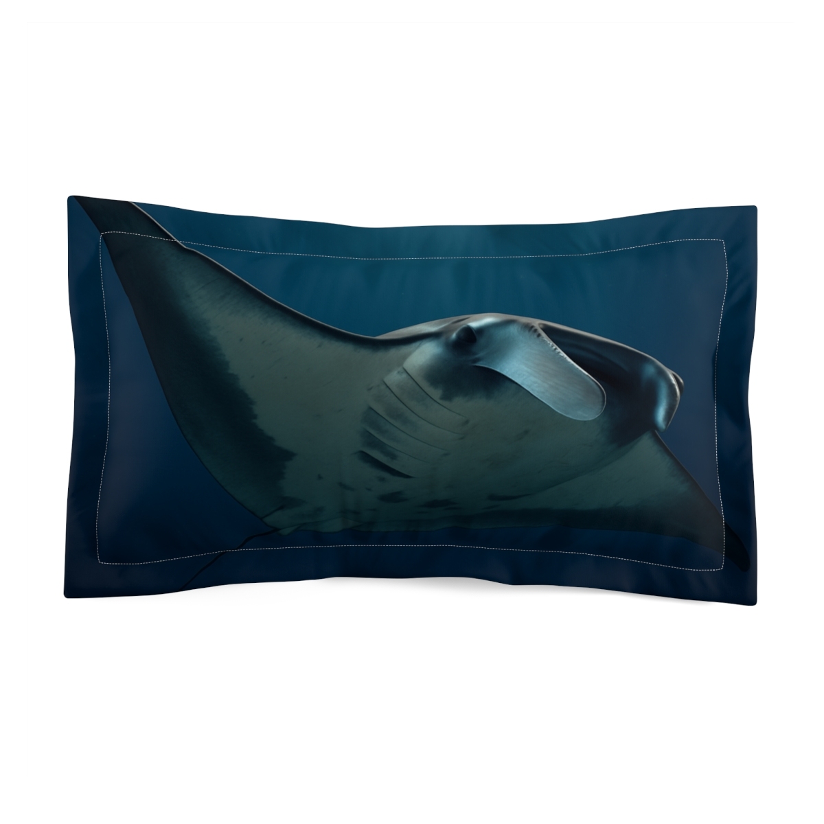 Moonlit Glide Manta Ray comfortable bed pillows