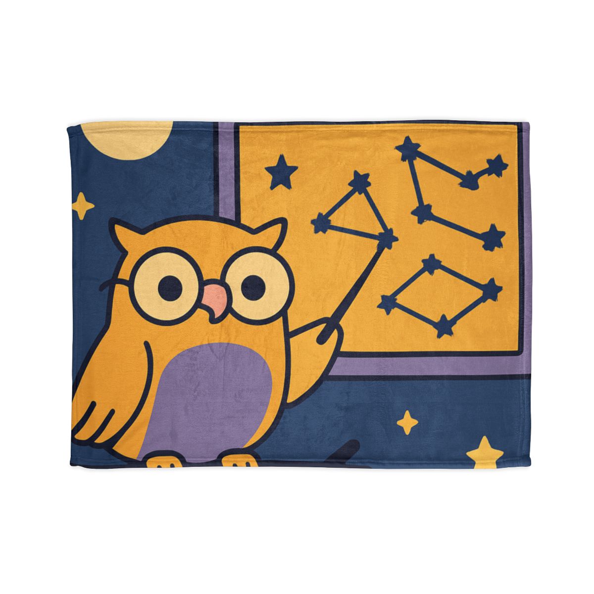 Moonlit Owl Classroom personalized cozy blankets