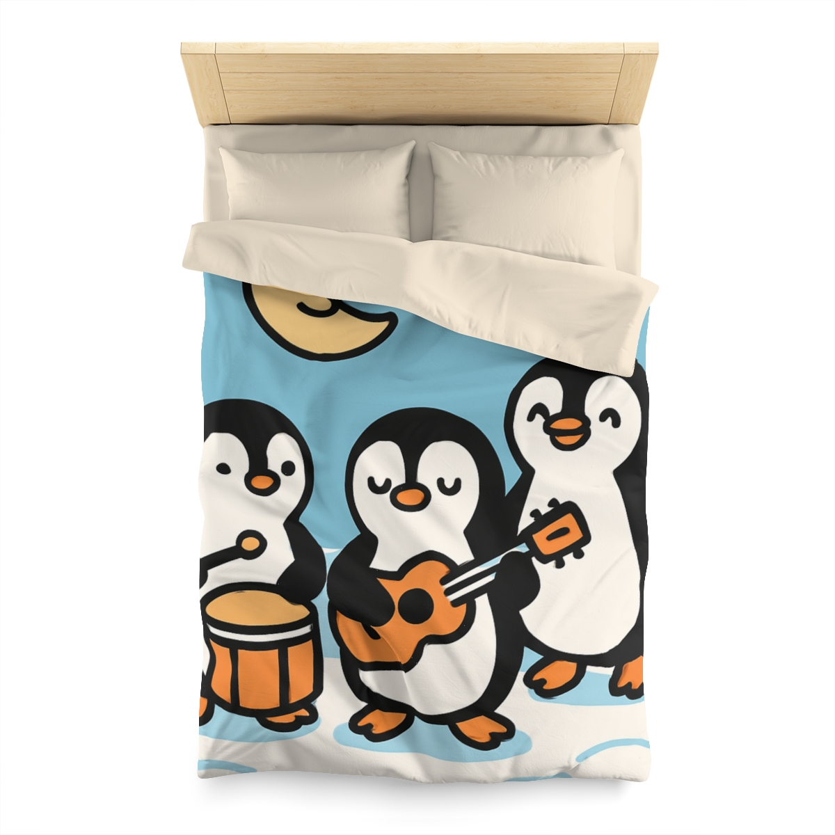 Moonlit Penguin Band unique patterned duvets