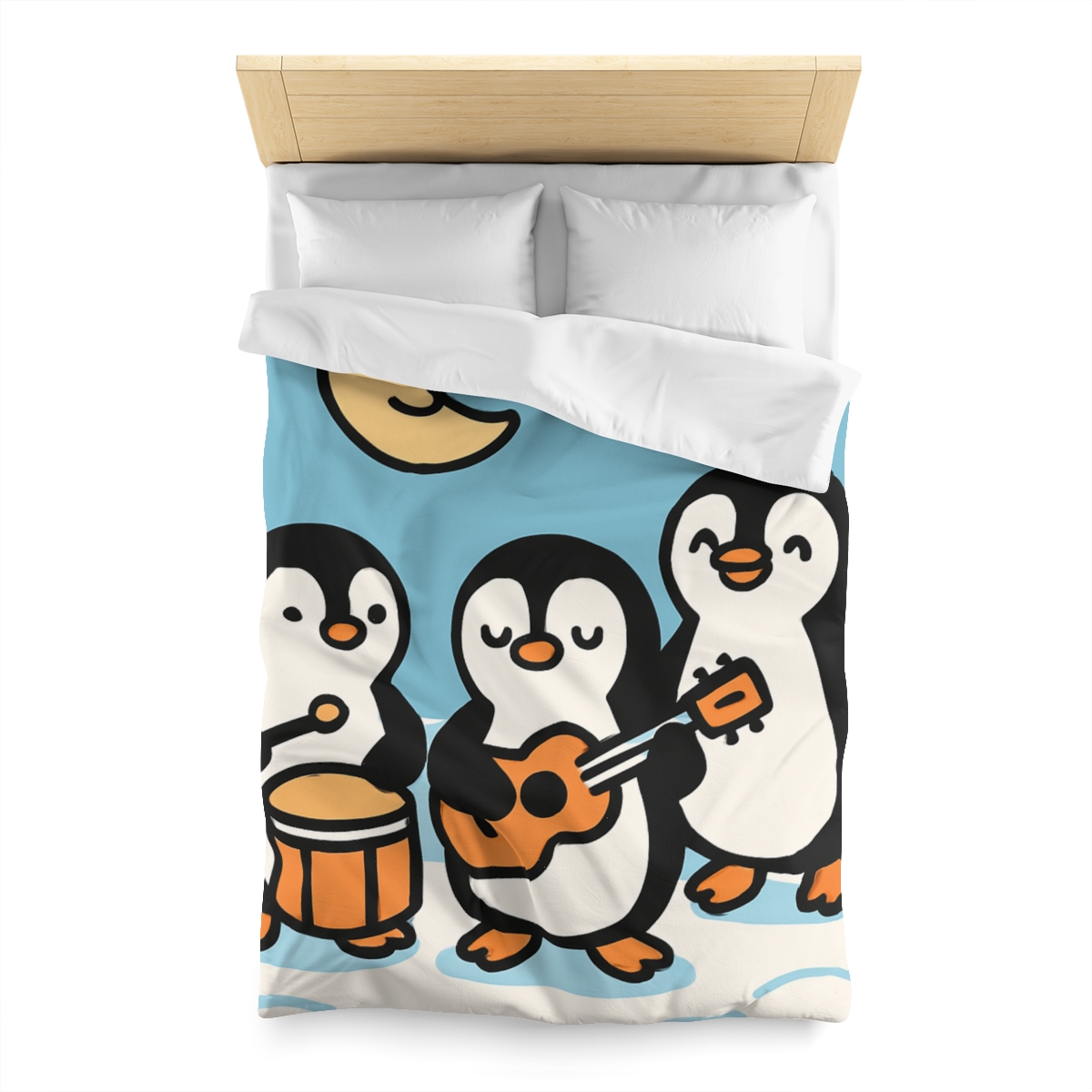 Moonlit Penguin Band unique patterned duvets