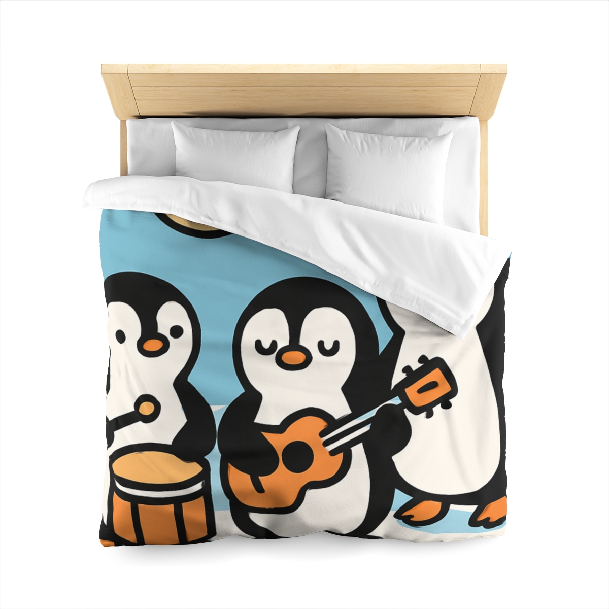 Moonlit Penguin Band unique patterned duvets