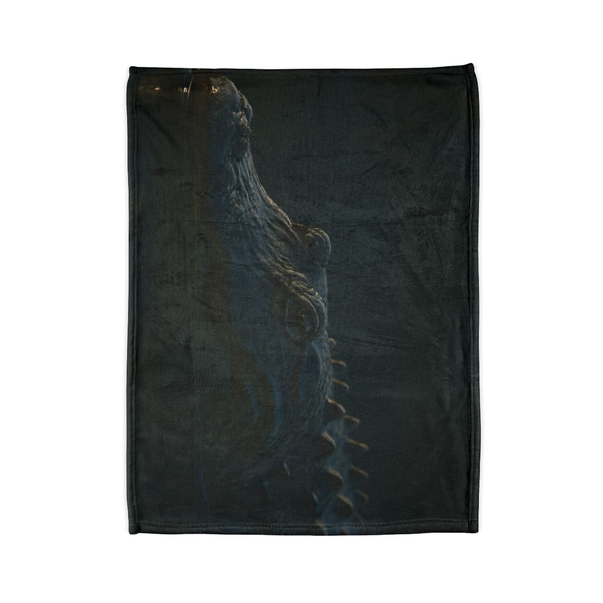 Moonlit Stillness American Alligator soft fleece blankets