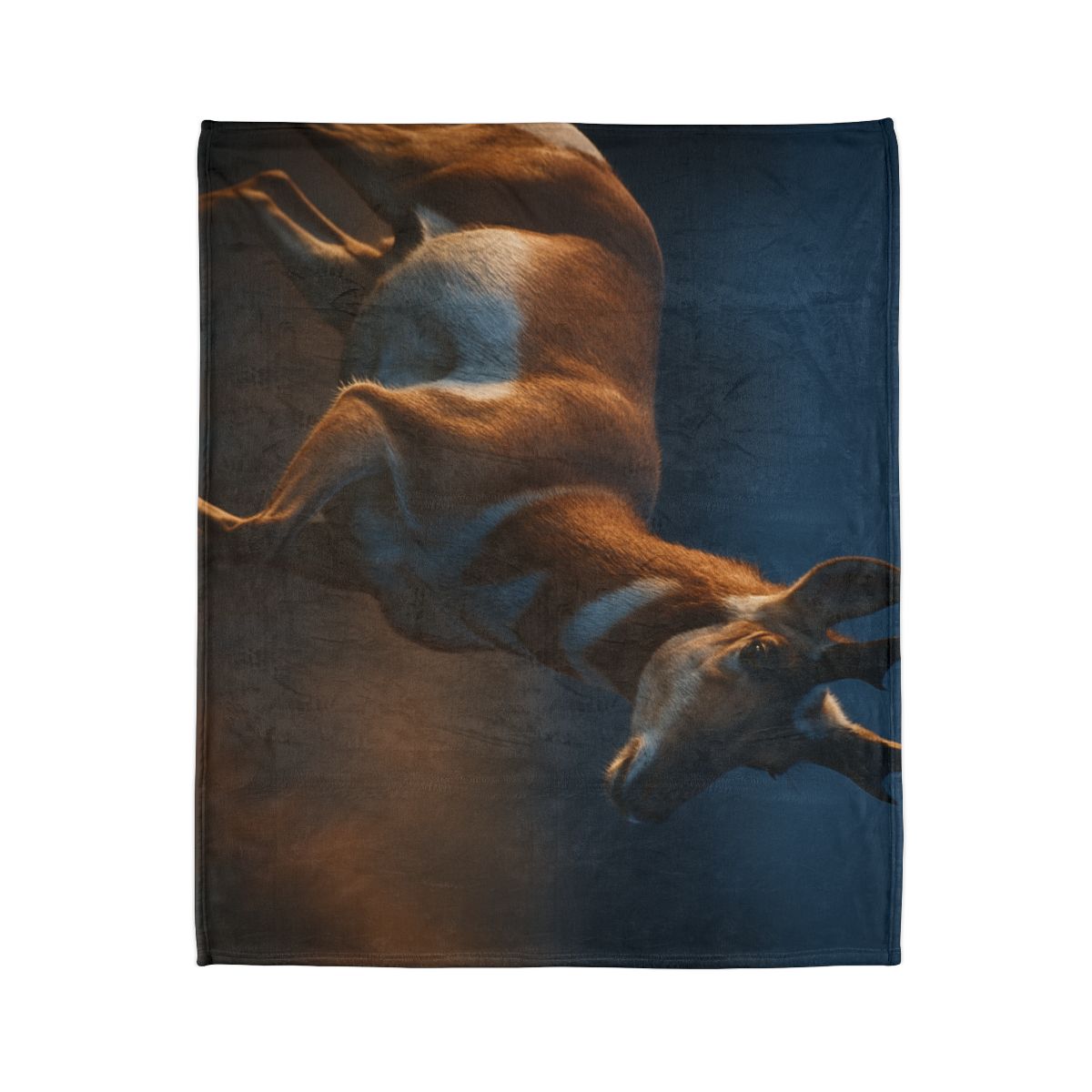 Moonlit Stride Pronghorn trendy patterned blankets